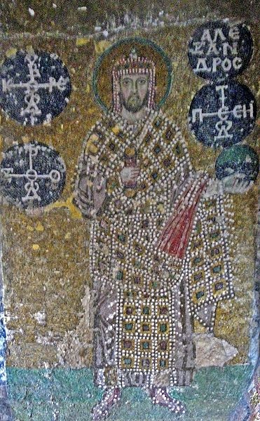 Alexander III Byzantine Emperor reigned 912-913 Hagia Sophia Istanbul